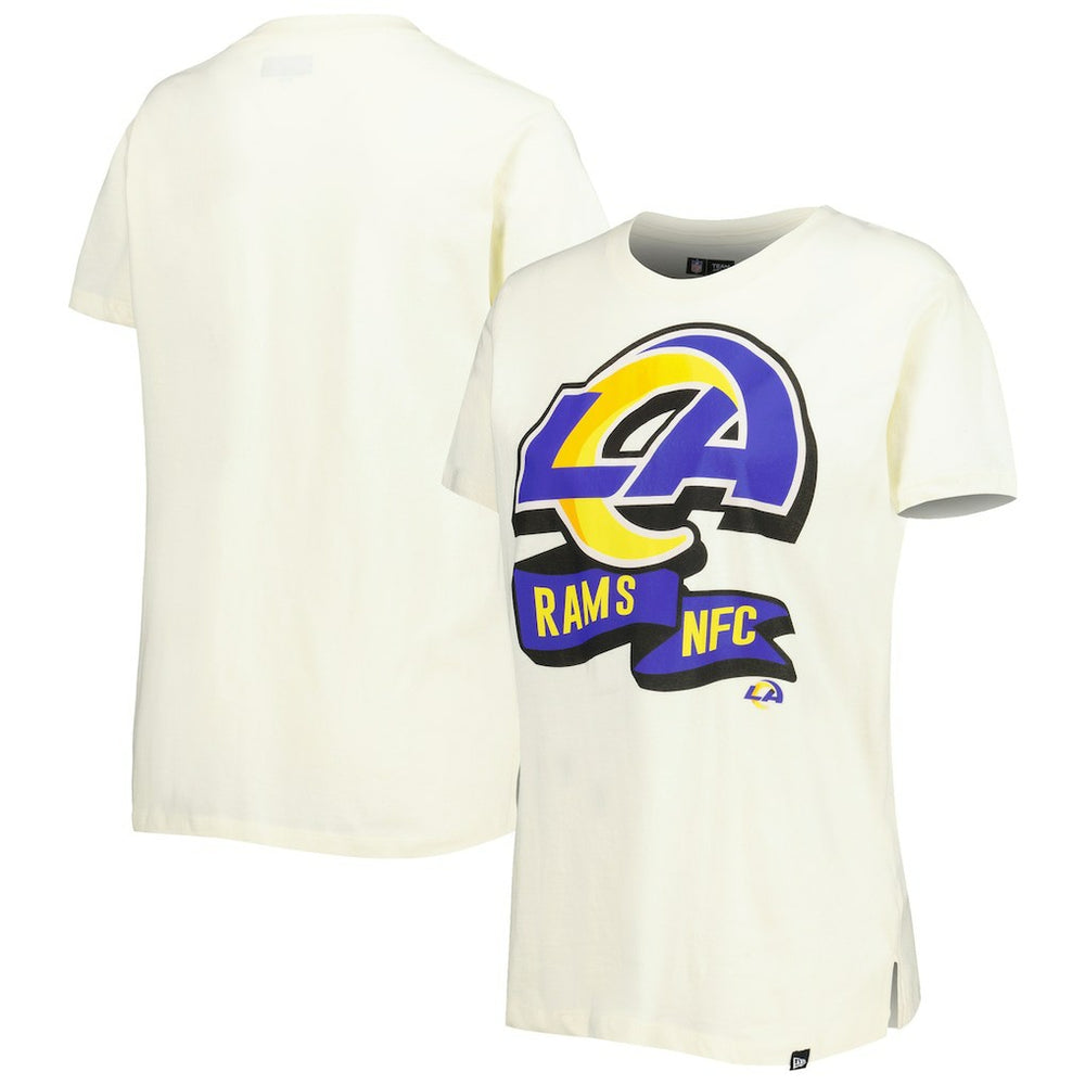 Los Angeles Rams New Era Women's Chrome Sideline T-Shirt