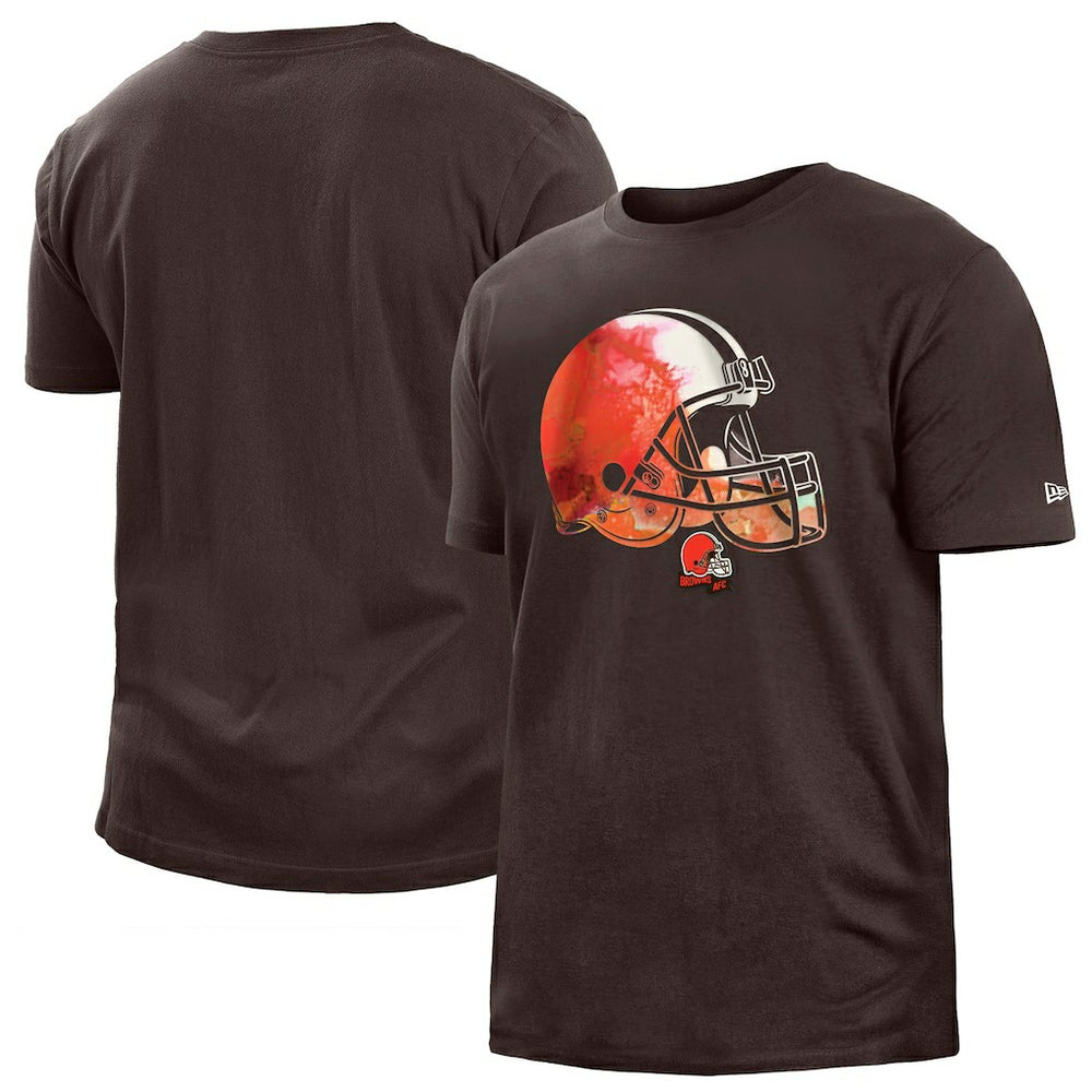 Cleveland Browns New Era 2022 Sideline Ink Dye T-Shirt