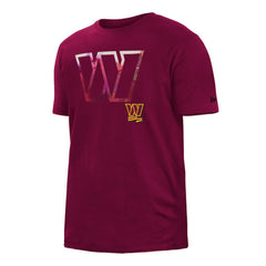 Washington Commanders New Era 2022 Sideline Ink Dye T-Shirt