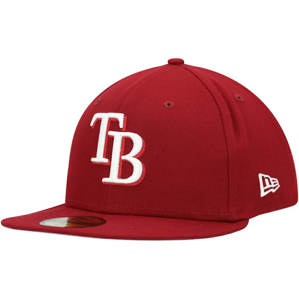 Tampa Bay Rays New Era White Logo 59FIFTY Fitted Hat | MLB On Sale