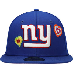 New York Giants New Era Chain Stitch Heart 59FIFTY Fitted Hat