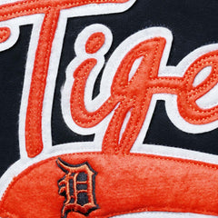 Detroit Tigers Soft as a Grape Women's Plus Size Side Split Pullover Hoodie | MLB New
