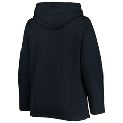 Detroit Tigers Soft as a Grape Women's Plus Size Side Split Pullover Hoodie | MLB New