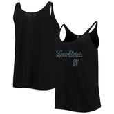 Miami Marlins Soft as a Grape Women's Slouchy Tank Top | MLB Sale