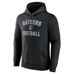 Las Vegas Raiders Victory Arch Team Fitted Pullover Hoodie