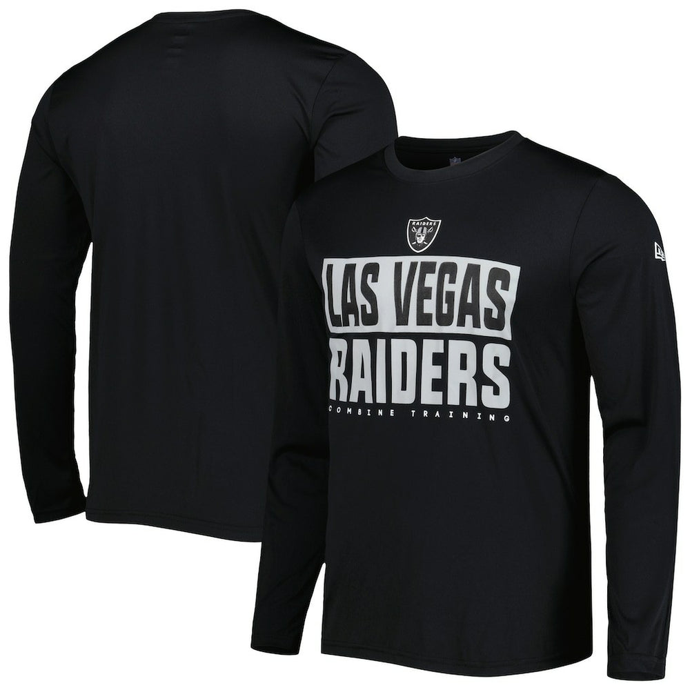 Las Vegas Raiders New Era Combine Authentic Offsides Long Sleeve T-Shirt