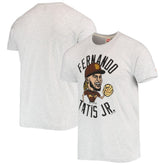 Fernando Tatis Jr. San Diego Padres Homage Caricature Tri-Blend T-Shirt | MLB Discount