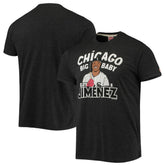 Eloy Jimenez Chicago White Sox Homage Caricature Tri-Blend T-Shirt | MLB Outlet