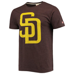 San Diego Padres Homage Hand Drawn Logo Tri-Blend T-Shirt | MLB On Sale