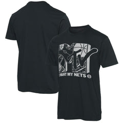 Brooklyn Nets Junk Food NBA x MTV I Want My T-Shirt New