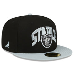 Las Vegas Raiders New Era NFL x Staple Collection 59FIFTY Fitted Hat