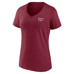 Washington Commanders Fanatics Women's Team Mother's Day V-Neck T-Shirt
