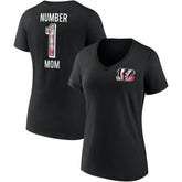 Cincinnati Bengals Fanatics Women's Team Mother's Day V-Neck T-Shirt