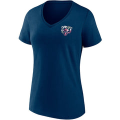 Chicago Bears Fanatics Women's Team Mother's Day V-Neck T-Shirt