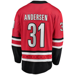 Frederik Andersen Carolina Hurricanes Fanatics Alternate Breakaway Player Jersey Sale
