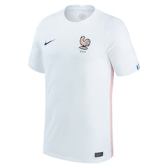 France Women's National Team Youth 2022/23 Away Replica Blank Jersey White - Nike