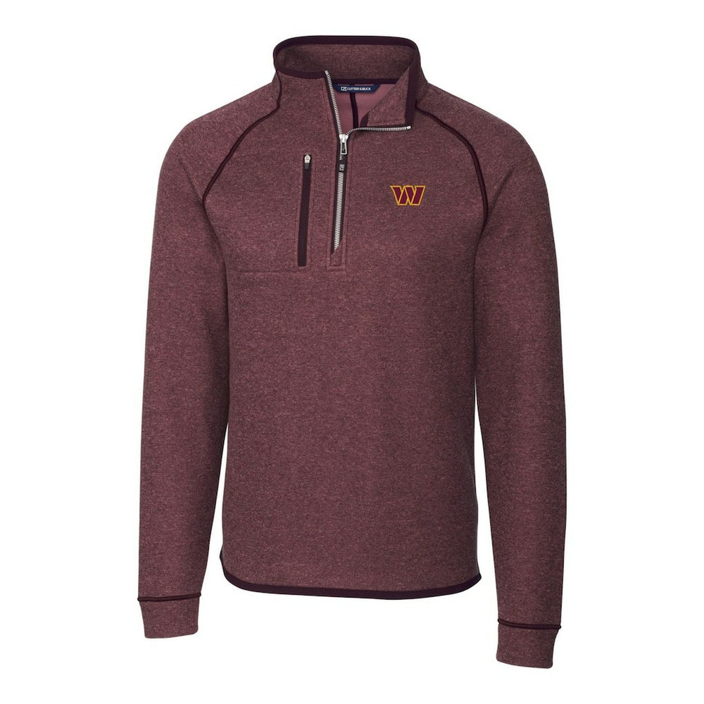 Washington Commanders Cutter & Buck Mainsail Half-Zip Pullover Jacket