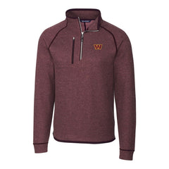 Washington Commanders Cutter & Buck Mainsail Half-Zip Pullover Jacket