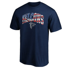 Atlanta Falcons Banner Wave Logo T-Shirt