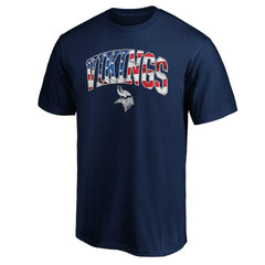 Minnesota Vikings Banner Wave Logo T-Shirt