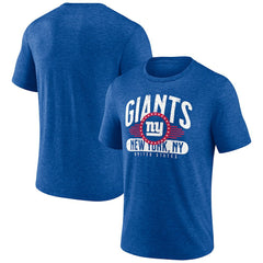 New York Giants Badge of Honor Tri-Blend T-Shirt