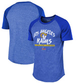 Los Angeles Rams Champion Majestic Threads 2-Time Super Bowl s Tri-Blend Raglan T-Shirt