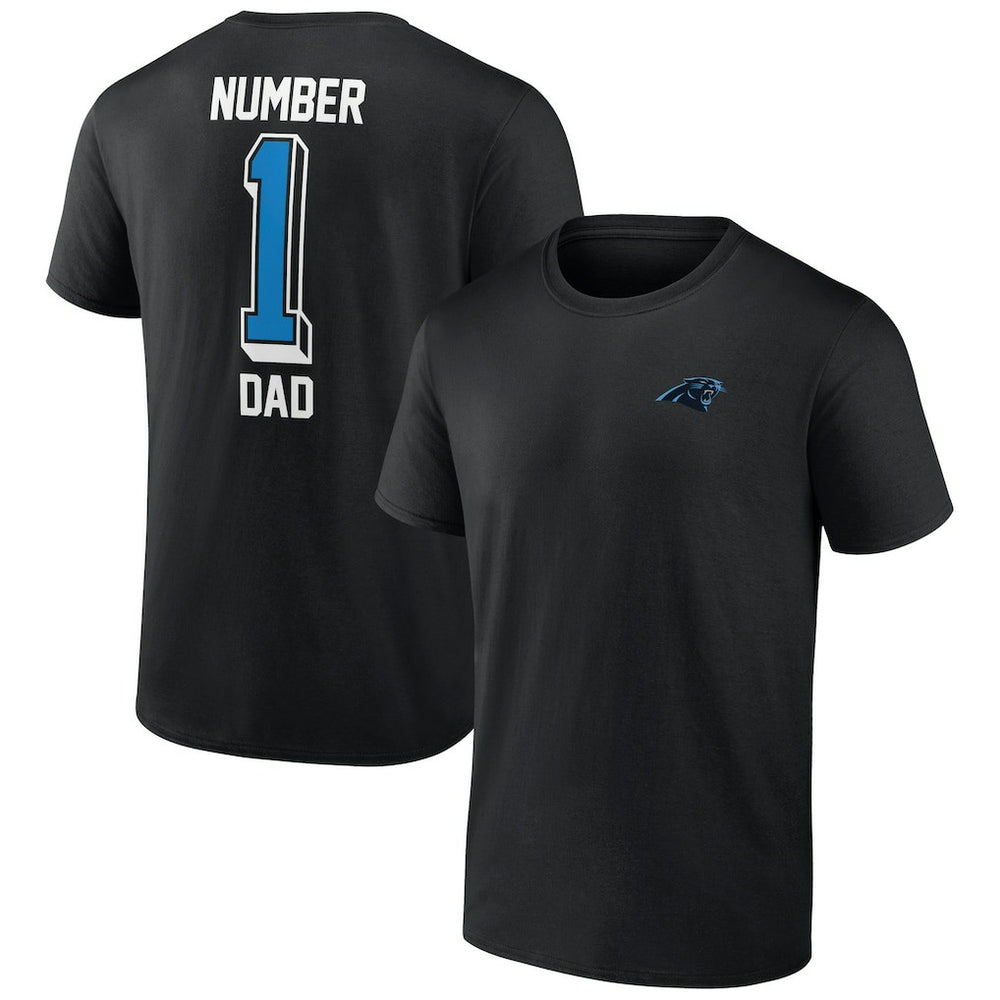 Carolina Panthers Number One Dad T-Shirt