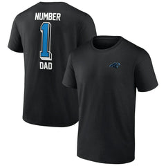 Carolina Panthers Number One Dad T-Shirt