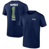 Seattle Seahawks Number One Dad T-Shirt