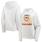 Washington Commanders WEAR by Erin Andrews Women's Fleece Pullover Hoodie