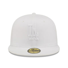 Los Angeles Dodgers New Era White on White 59FIFTY Fitted Hat | MLB On Sale