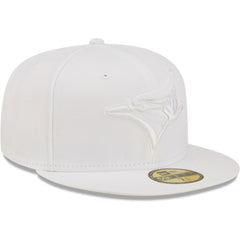 Toronto Blue Jays New Era White on White 59FIFTY Fitted Hat | MLB New