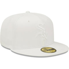 Chicago White Sox New Era White on White 59FIFTY Fitted Hat | MLB Online