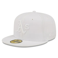 Athletics New Era White on White 59FIFTY Fitted Hat | MLB New