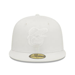 Baltimore Orioles New Era White on White 59FIFTY Fitted Hat | MLB US