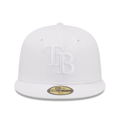 Tampa Bay Rays New Era White on White 59FIFTY Fitted Hat | MLB Online