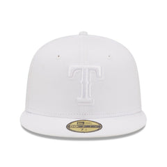 Texas Rangers New Era White on White 59FIFTY Fitted Hat | MLB On Sale