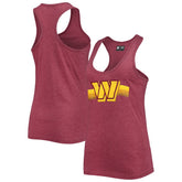 Washington Commanders New Era Women's Scoop Neck Racerback Tank Top