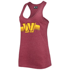 Washington Commanders New Era Women's Scoop Neck Racerback Tank Top