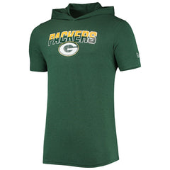 Green Bay Packers New Era Team Brushed Hoodie T-Shirt