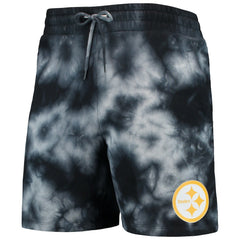 Pittsburgh Steelers New Era Tie-Dye Shorts