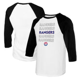Texas Rangers Tiny Turnip Women's Stacked 3/4-Sleeve Raglan T-Shirt | MLB US