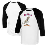 Los Angeles Angels Tiny Turnip Youth TT Rex Raglan 3/4 Sleeve T-Shirt | MLB Online
