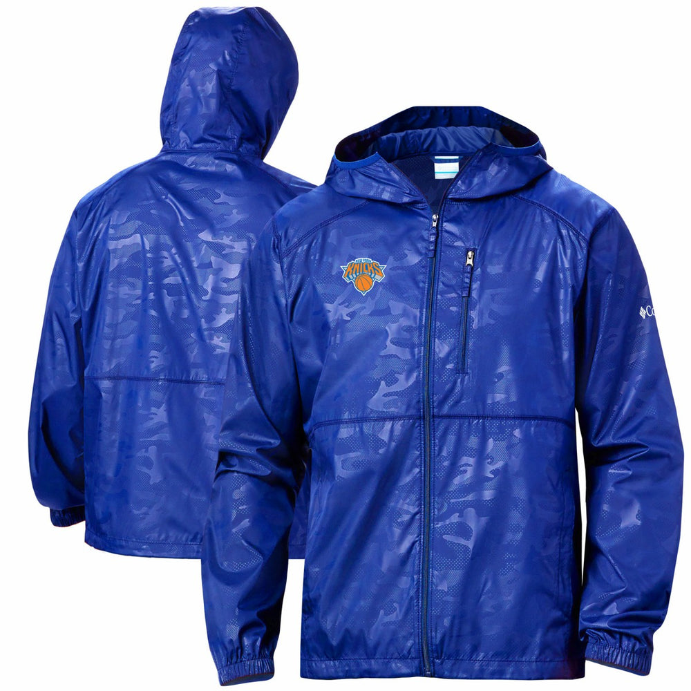New York Knicks Camo Flash Forward Full-Zip Windbreaker Jacket New