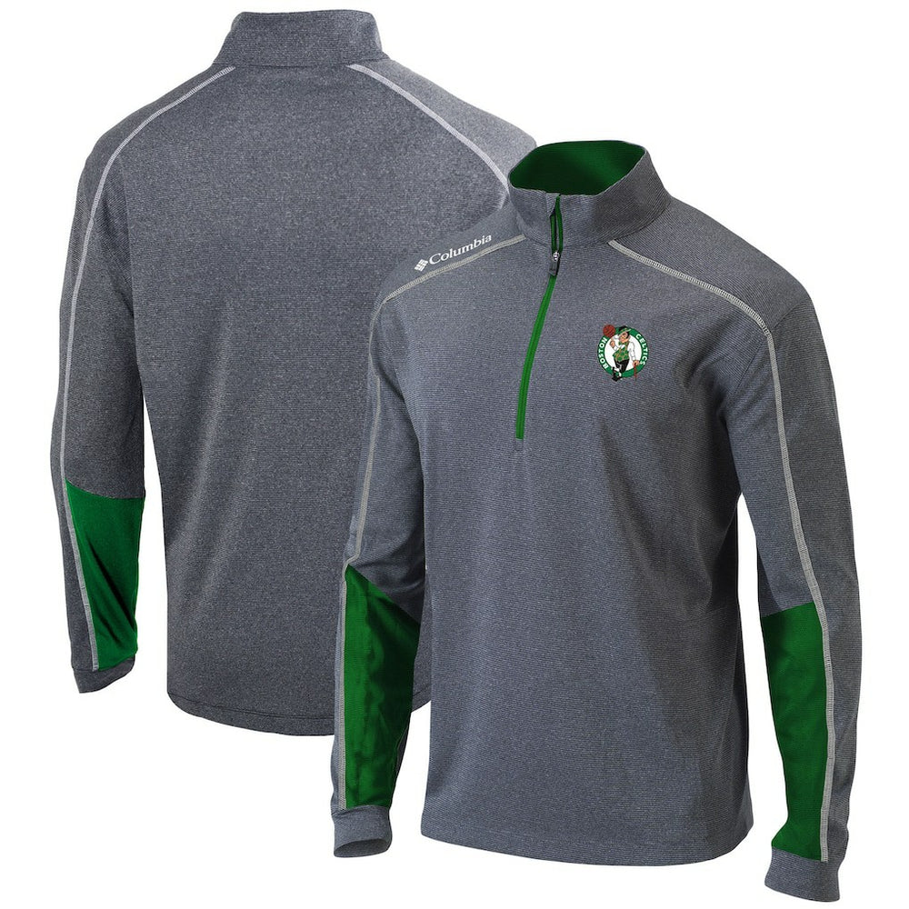 Boston Celtics Omni-Wick Shotgun 2.0 Quarter-Zip Pullover Top New