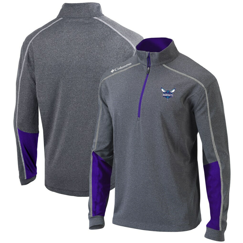 Charlotte Hornets Omni-Wick Shotgun 2.0 Quarter-Zip Pullover Top New