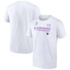 Chicago Blackhawks NHL Hockey Fights Cancer T-Shirt On Sale
