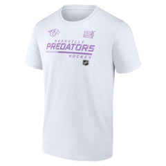 Nashville Predators NHL Hockey Fights Cancer T-Shirt On Sale