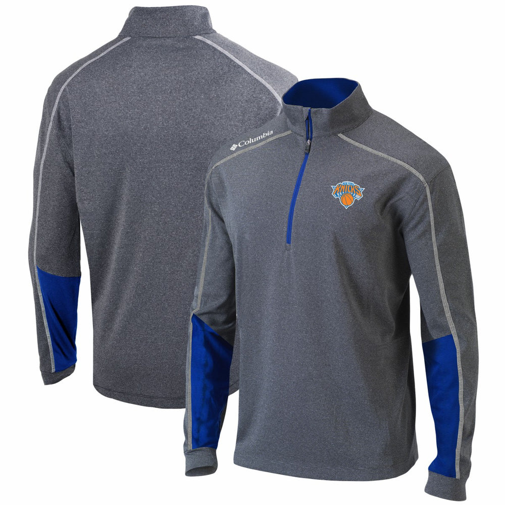 New York Knicks Omni-Wick Shotgun 2.0 Quarter-Zip Pullover Top On Sale