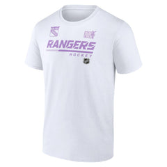 New York Rangers NHL Hockey Fights Cancer T-Shirt Sale